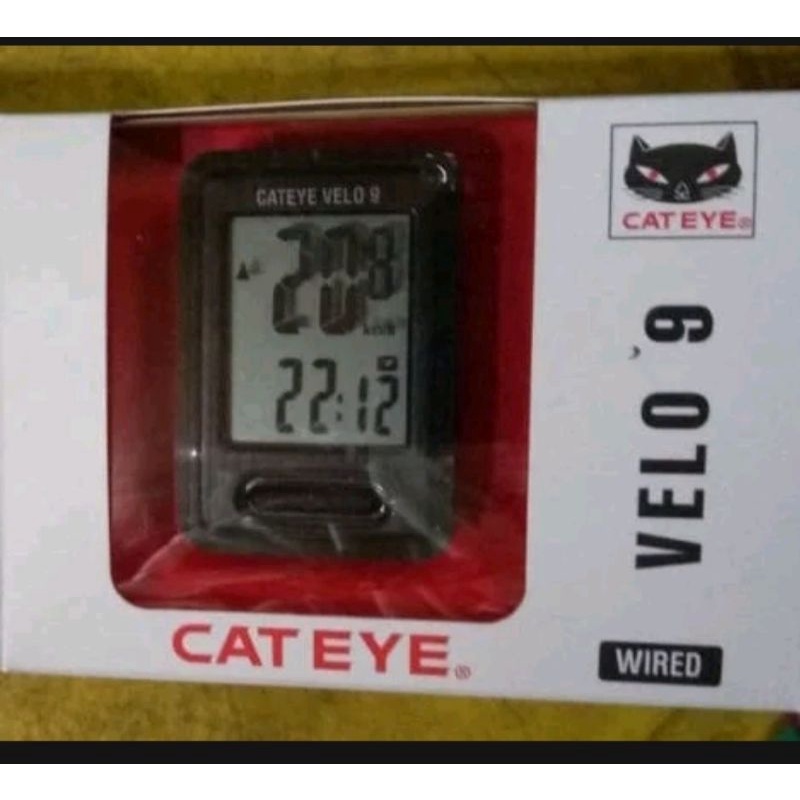 Speedometer sepeda cateye velo 9