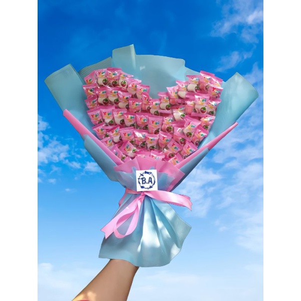 

(S) Buket Yupi Love Pink Cantik/Hadiah Ulang Tahun/Anniversary/Wisuda