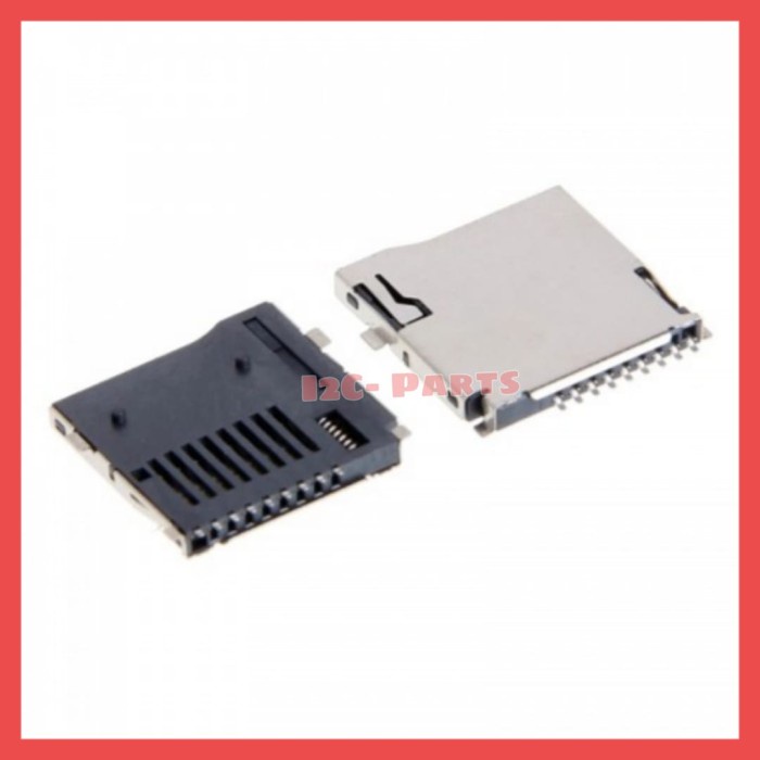 Micro SD Card Socket Adapter TF 9p PCB Reader Connector 9pin Push Type