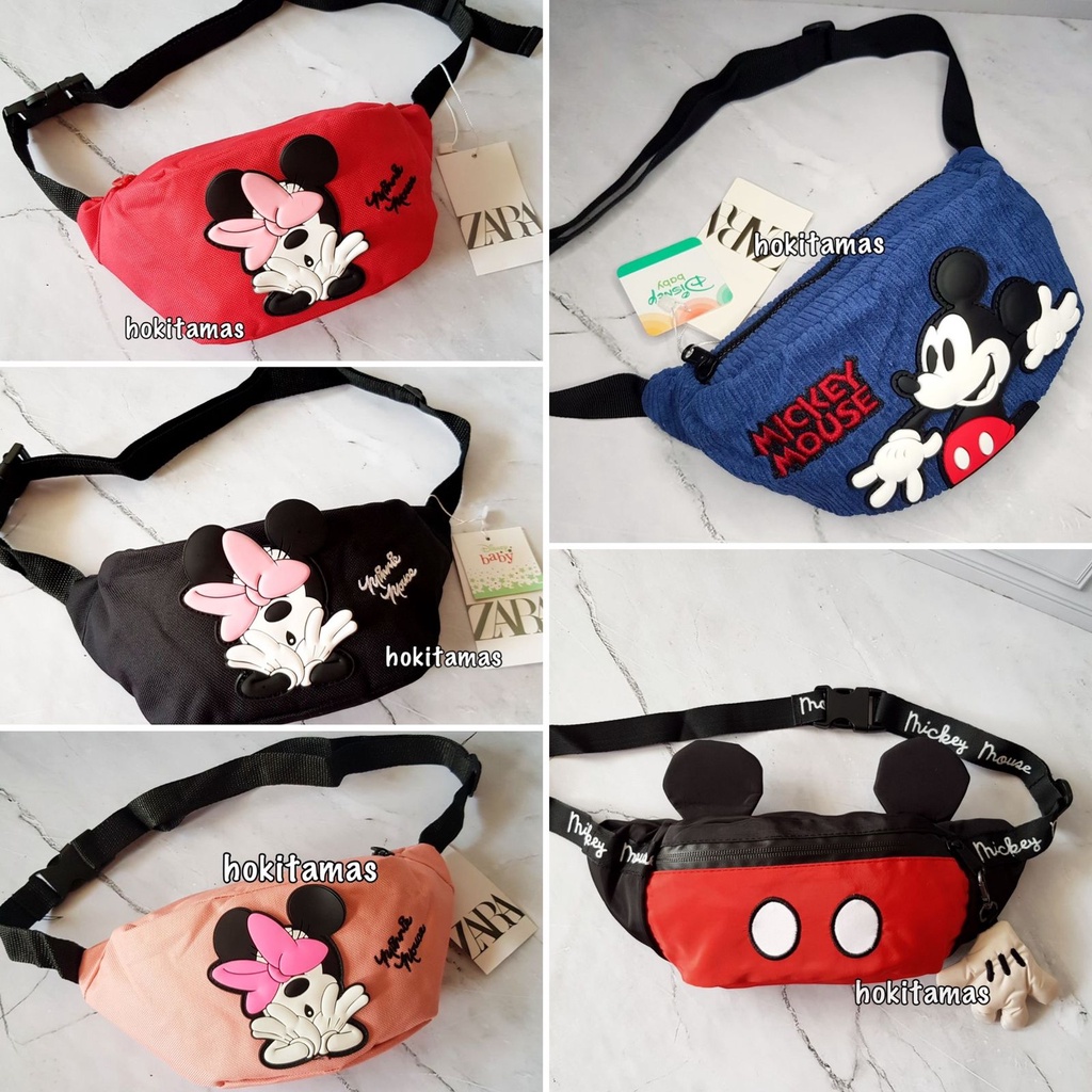 TAS PINGGANG ANAK KARTUN/Z*RA WAISTBAG MURAH