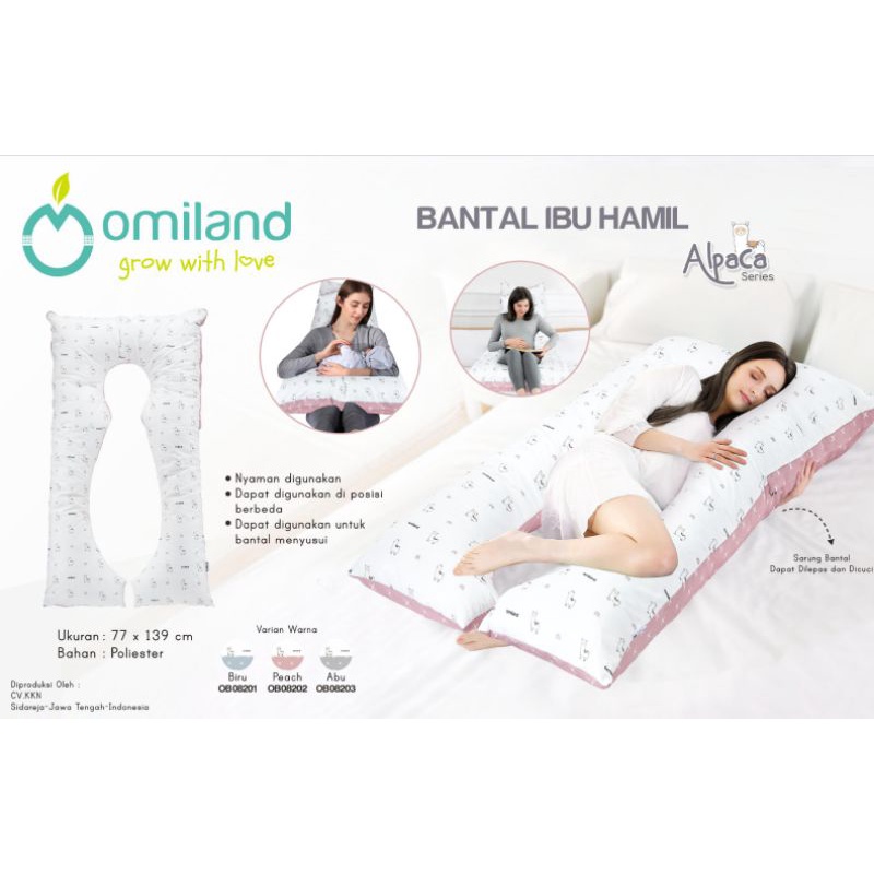 Omiland Bantal Ibu Hamil Alpaca Series