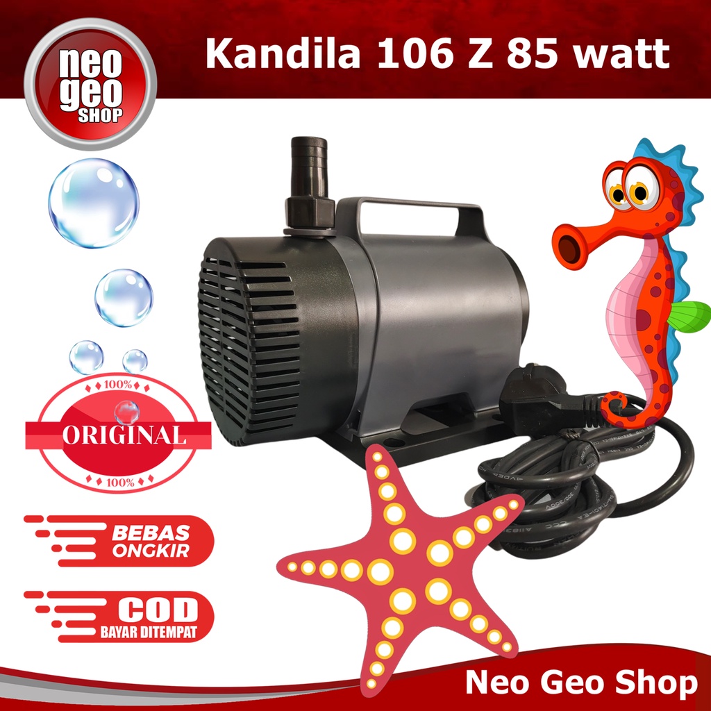 Kandila KD 106 Z pompa air celup kolam aquarium Hidroponik