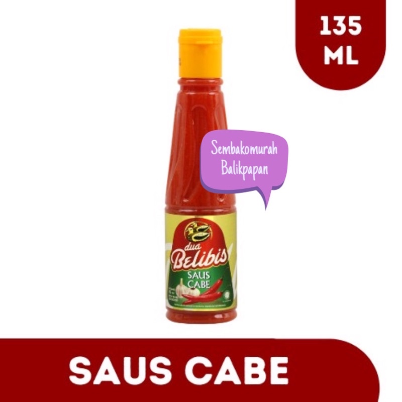 

saus cabe/saus sambel dua belibis