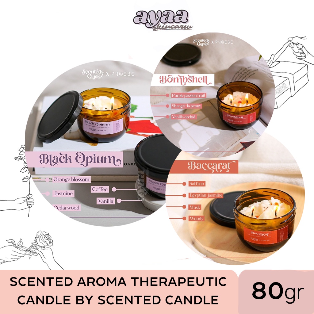 SCENTED CANDLES LILIN AROMATERAPI