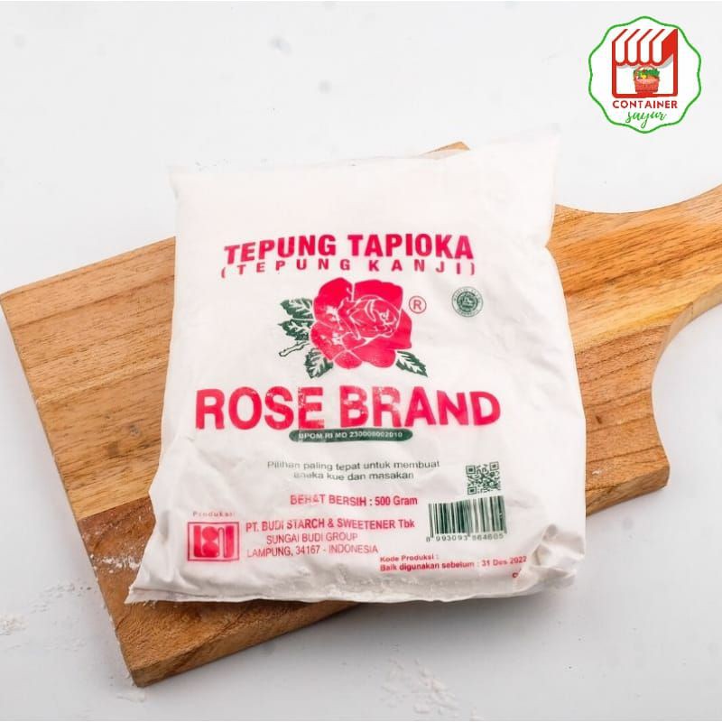 

ContainerSayur Tepung tapioka rosebrand 500gr