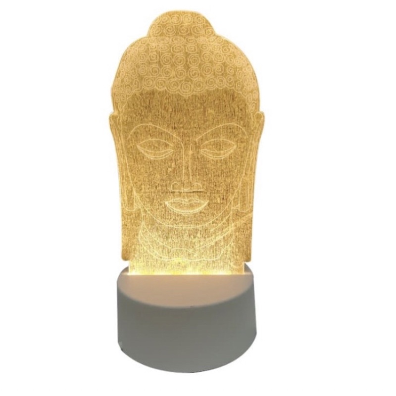 Lampu Tidur Hias 3D Acrylic - Lampu Hias 3D Transparat- Hiasan