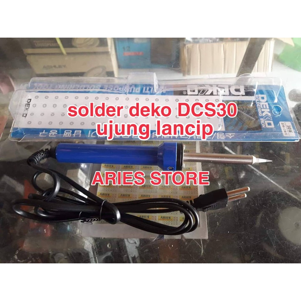 SOLDER DEKO 30W DCS30 UJUNG LANCIP RUNCING