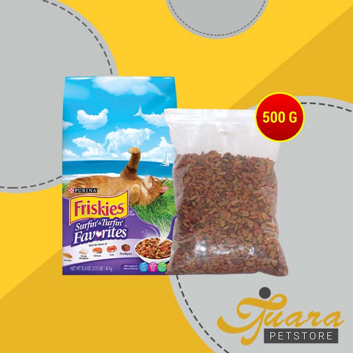 Makanan Kucing Friskies Repacking Cat Food 500 Gram