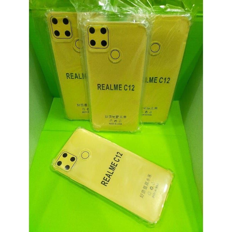 Anti Crack Realme C12 Case Silikon AntiCrack Bening Realme C12