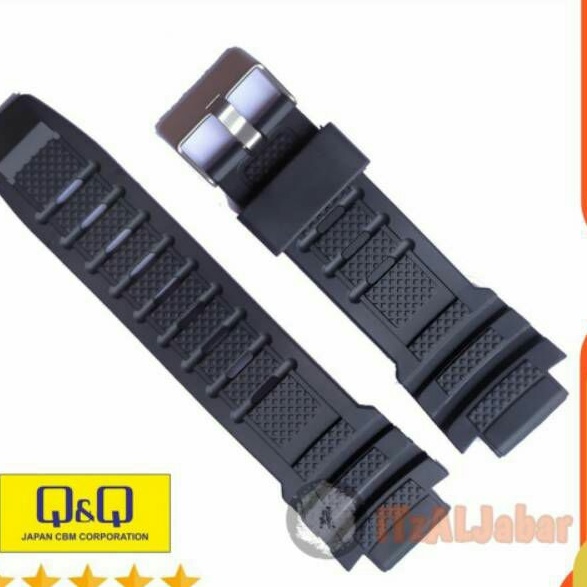 TALI JAM TANGAN QQ GW87 Q&Q GW87 RUBBER STRAP QNQ QQ GW 87