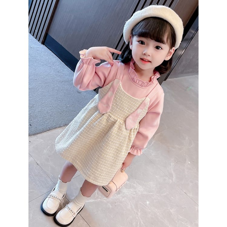 Bayi - 2 TAHUN | Bae Cha Dress Korean Style - Dress Korea Style kualitas Import Anak Perempuan Dres Pesta Fashion Gaun Baby