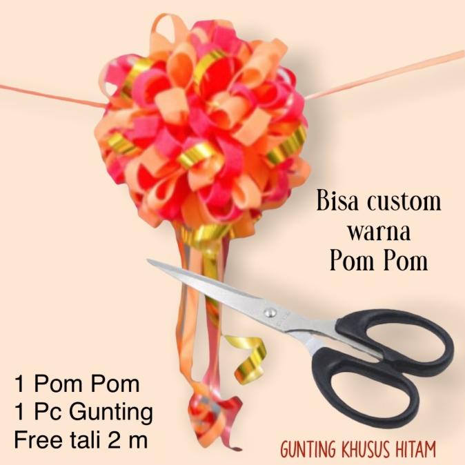 

Sale!!! Pita Pom Pom Peresmian Satuan - Paling Dicari