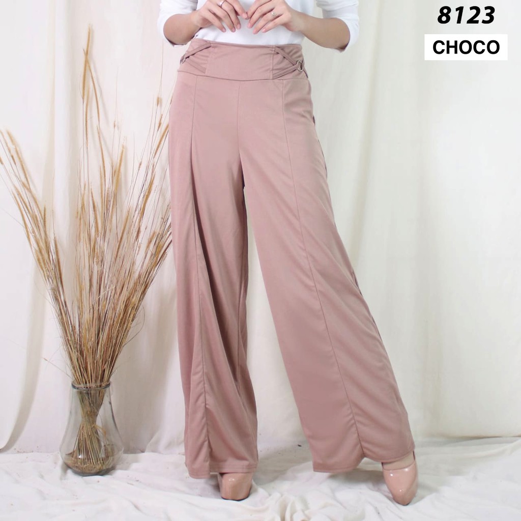 CELANA KULOT PANJANG WANITA 8123 BAGGY PANTS LUVALINE SUPER MURAH KUALITAS BAGUS