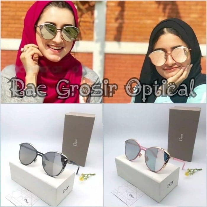 Sunglass Kacamata Wanita  Dr P8A + Box Resleting &amp; Cairan Pembersih + Quality Premium