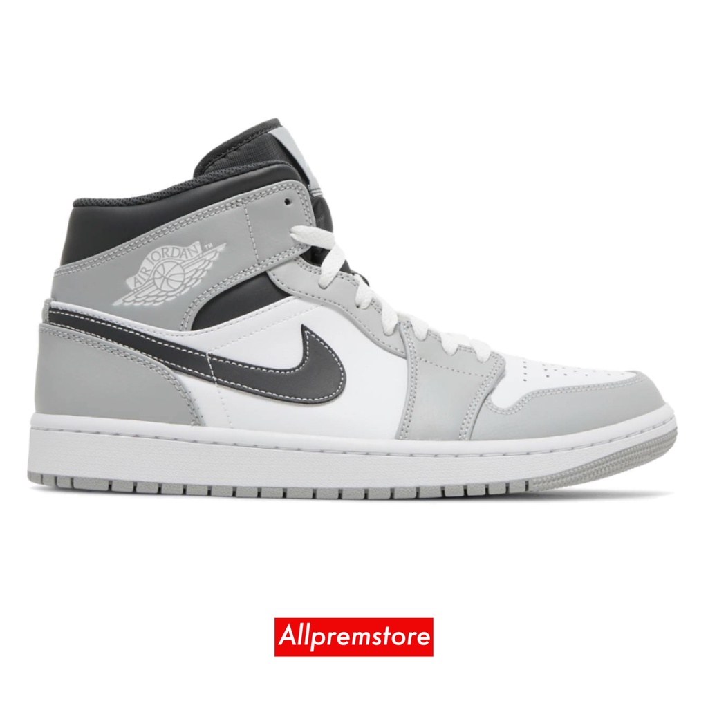 Air Jordan 1 Mid Light Smoke Grey