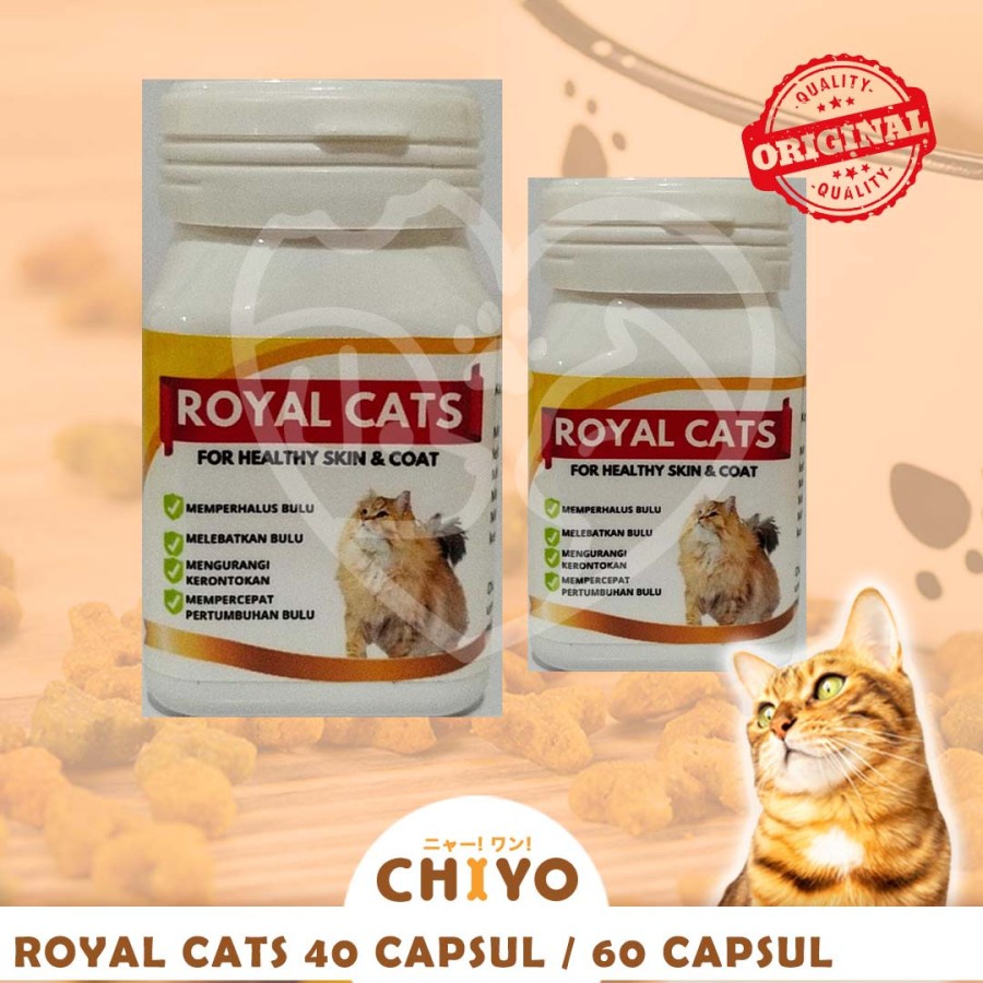 VITAMIN CAT ROYAL CAT [ VITAMIN BULU KUCING ] PER 1 KAPSUL