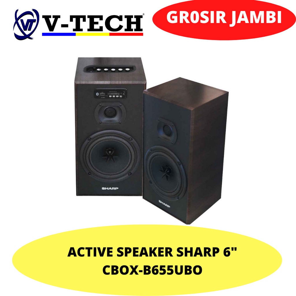 ACTIVE  SPEAKER SHARP 6 INCH CBOX-B655UBO