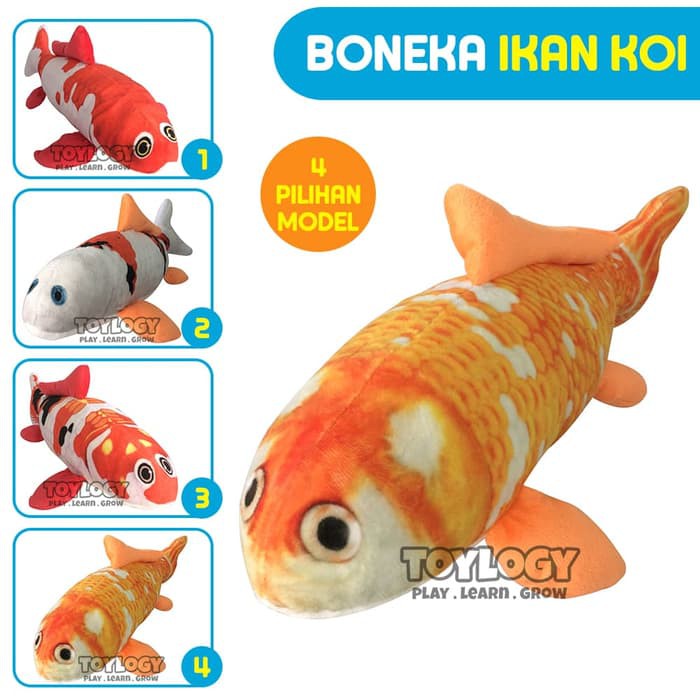 Kualitas Terbaik Boneka Hewan Ikan Koi Fish Animal Plush Doll