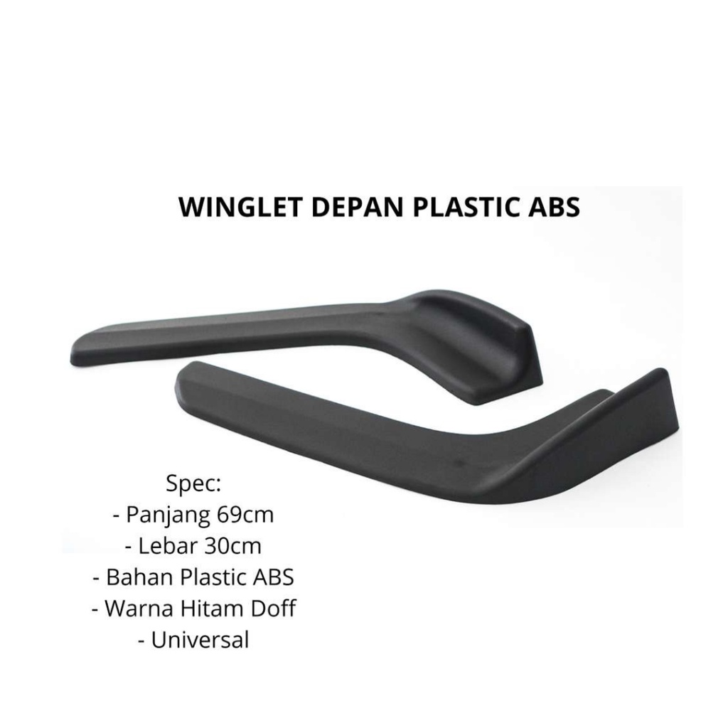 Winglet Bumper Diffuser  Universal Bumper Mobil Lips