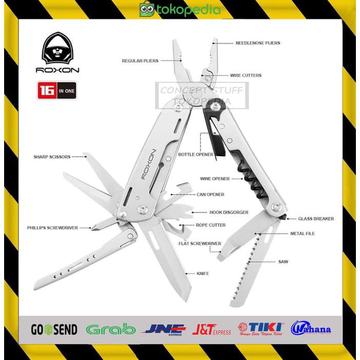 Multi Tools / Survival Tool / Pisau Lipat / Perlengkapan Outdoor Ori
