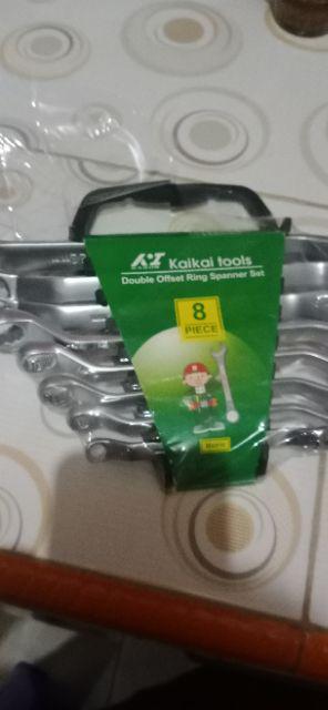 Kunci Ring Pas Kombinasi Isi 8pcs / 6pcs Uk.6-22mm Combination Wrench Set -yoyosoo