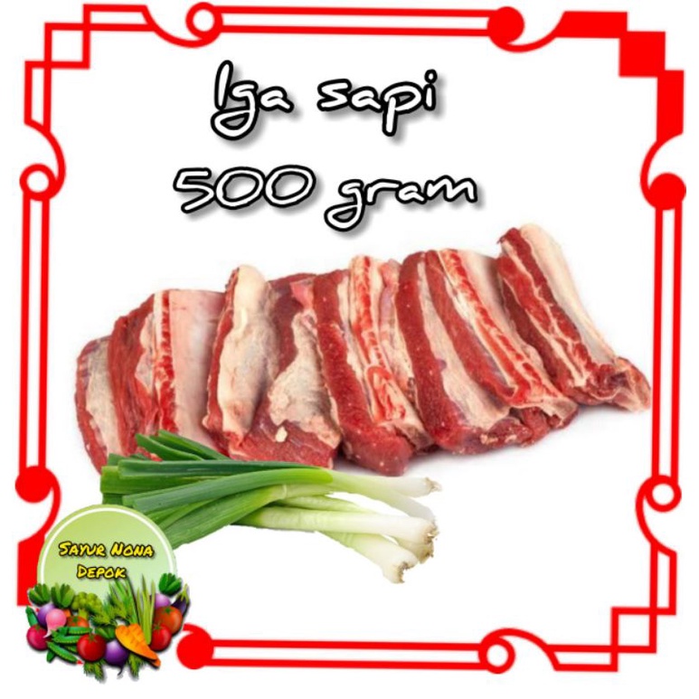

iga sapi segar 500 gram