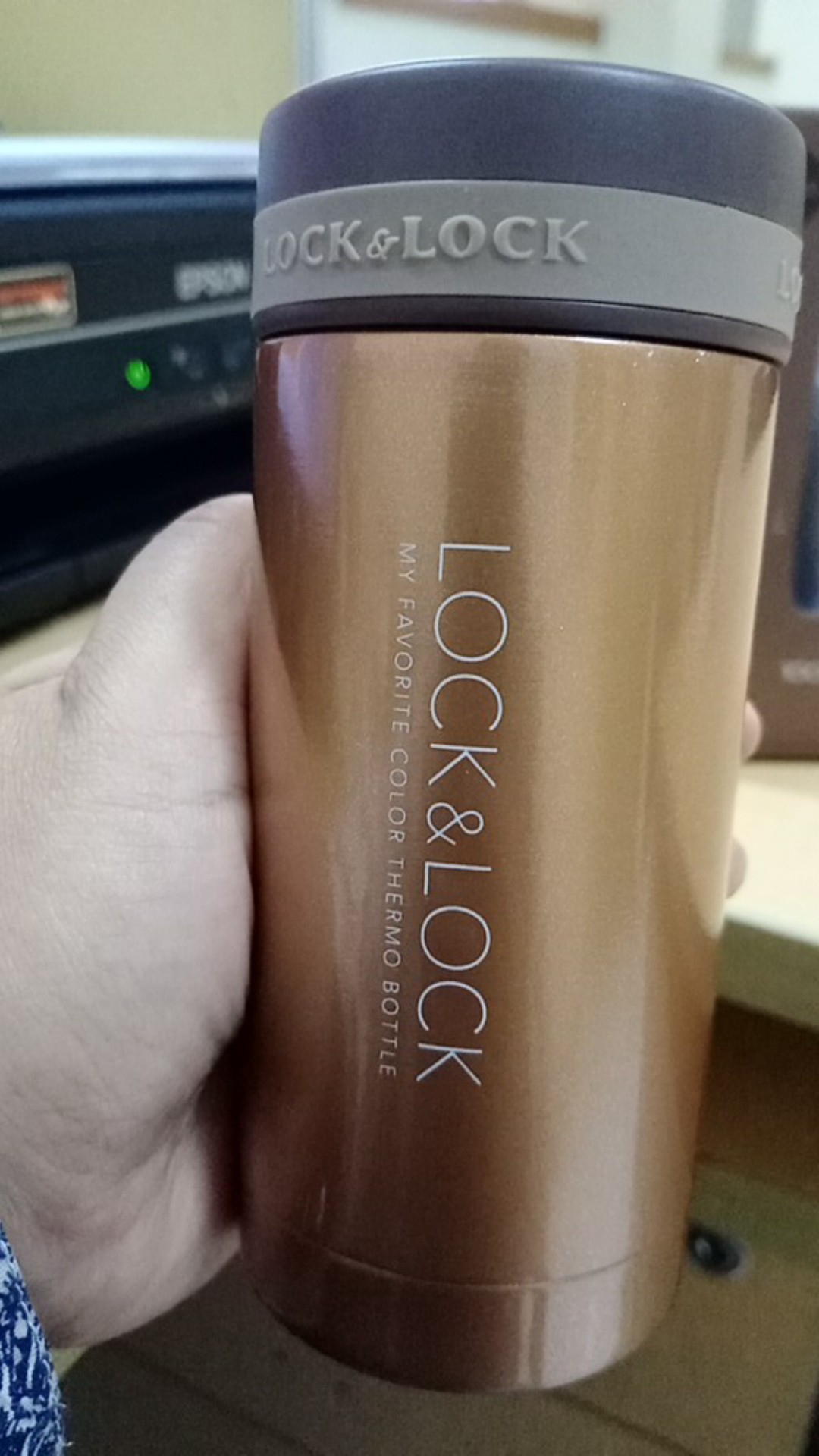 Lock & Lock Hot And Cool Tumbler Mini Mug 200ml Termos Thermos Panas Vacum Original