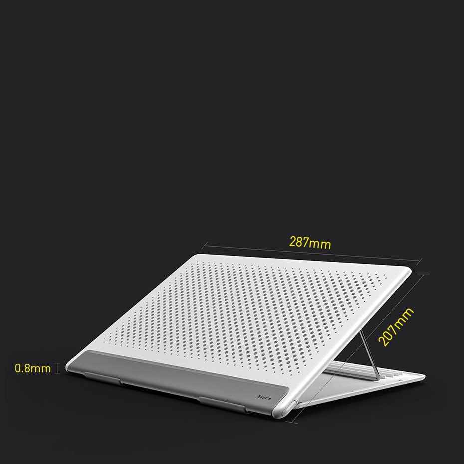 BASEUS ORIGINAL Lets Go Mesh Protable Meja Laptop Stand Dudukan Standing Stand Alas ORI Meja Kerja
