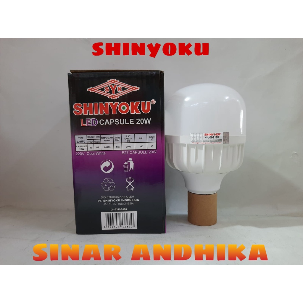 LAMPU LED CAPSULE SHINYOKU 20 WATT