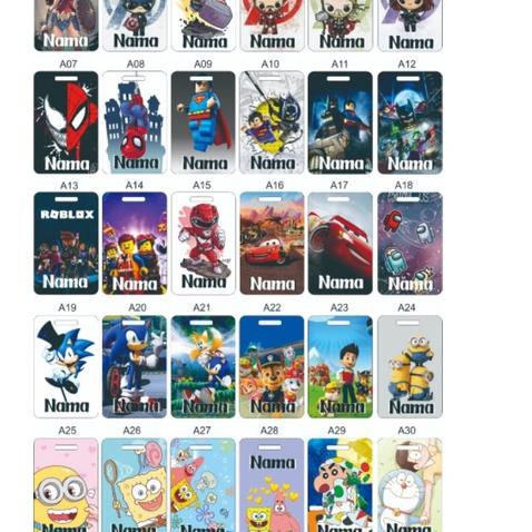 

✨ ⚡ale BAG TAG KARAKTER / LUGGAGE TAG / GANTUNGAN TAS / GANTUNGAN KOPER KARAKTER produck terbaik