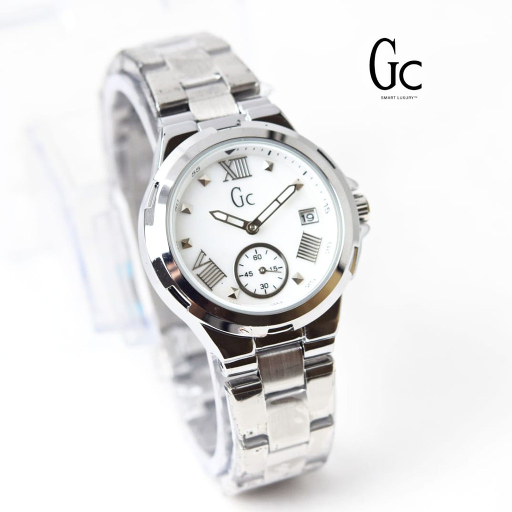 (SS)Jam Tangan Wanita Fashion Korea Style Crono Detik Bawah Tnggal Aktif GC-80