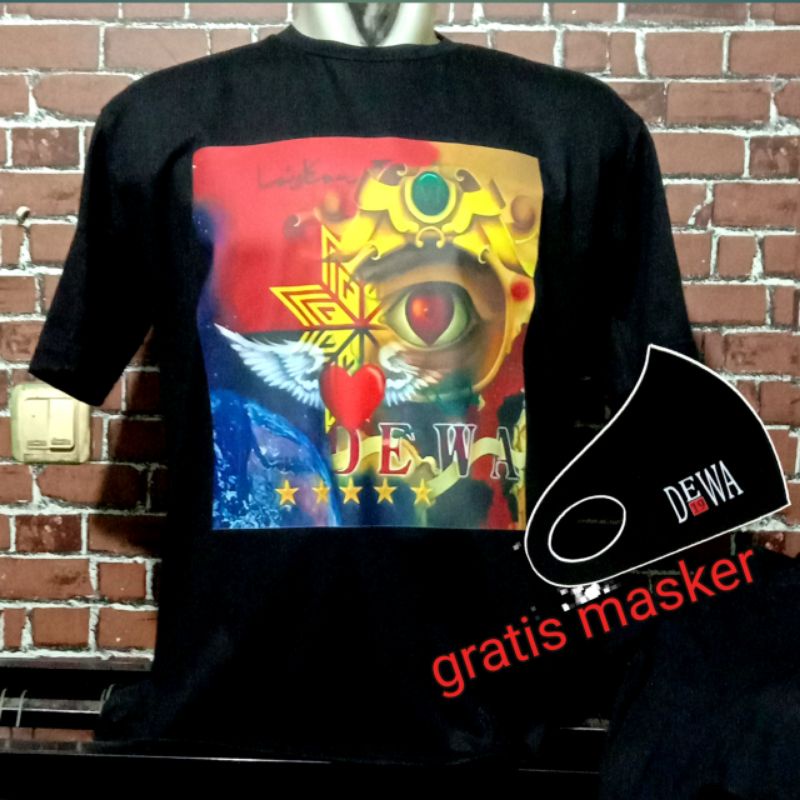 kaos cover album dewa 19
