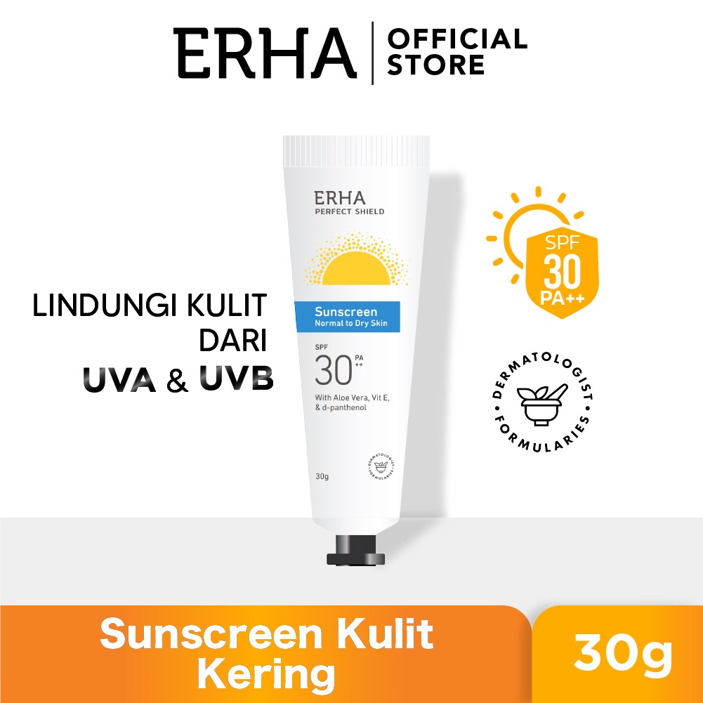 CS- ERHA Perfect Shield Normal to Dry Skin SPF30/PA++ - Sunscreen Kulit Kering