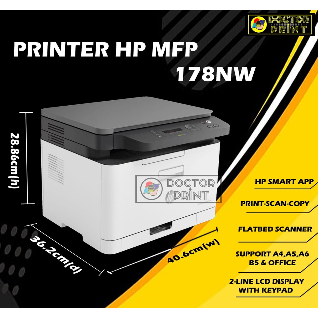 Printer Color HP Laserjet MFP 178NW