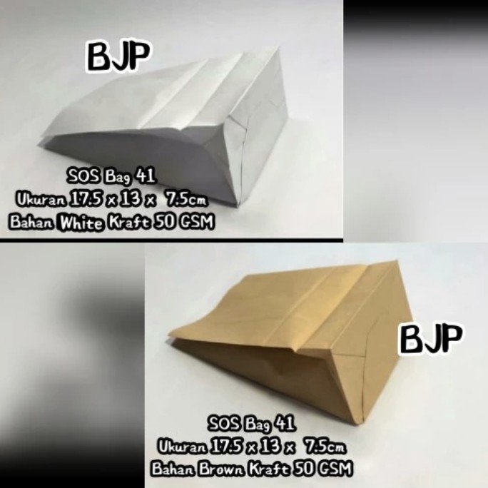 

Size S+ ~ PAPER BAG SOS KODE 41 - ANEKA KEMASAN [ 1 pack = 50 pcs ]