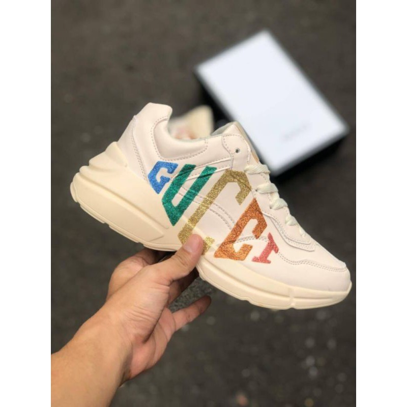 Sepatu Gucci Rython Glitter Size 36 - 40 Import Quality Include Box