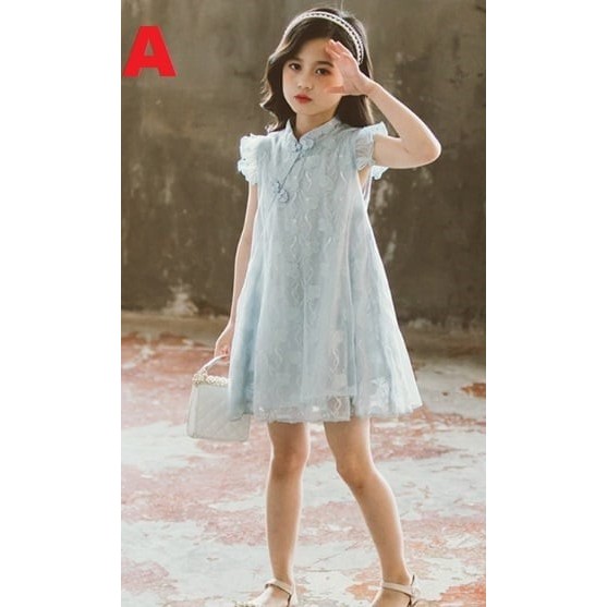 dress changi blue import