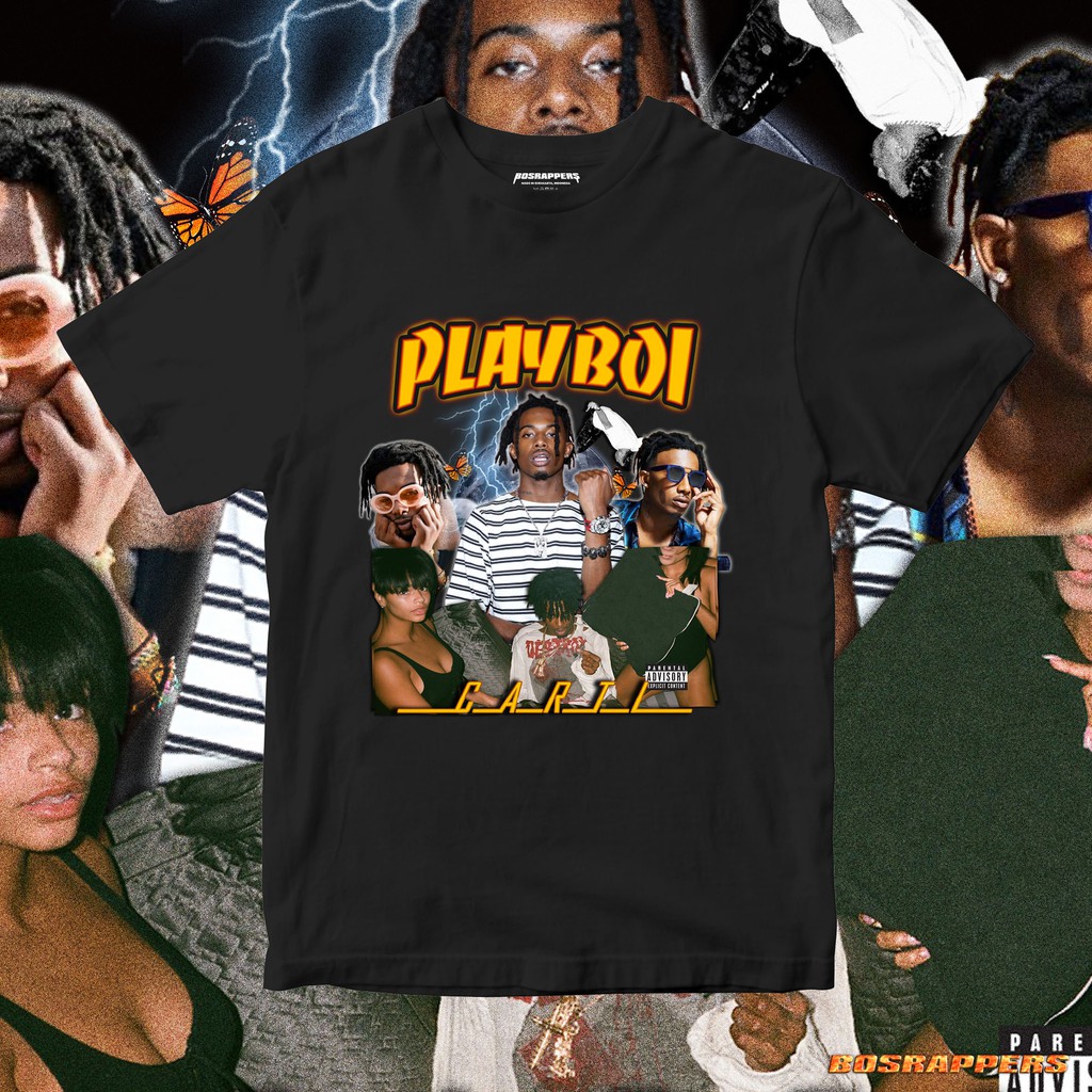 PLAYBOI CARTI RAP TEE | PLAYBOI CARTI RAP TSHIRT | KAOS PLAYBOI CARTI