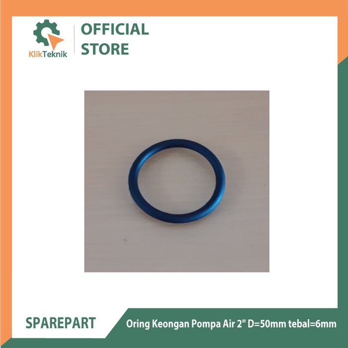 Oring keongan/case volute pompa air 2" D=50mm tebal=6mm