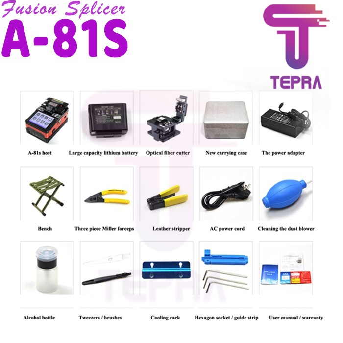 Splicing A-81S|Fusion Splicer A-81S|A-81S Optical Fusion Splicer