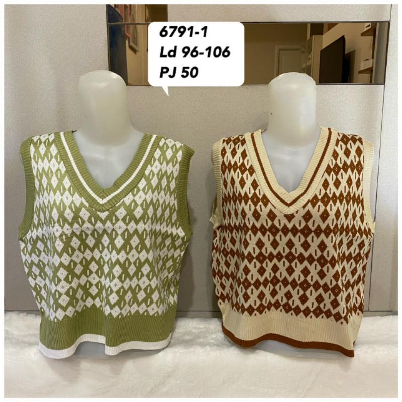 rompi rajut import 6791-1 (rompinya saja ya)