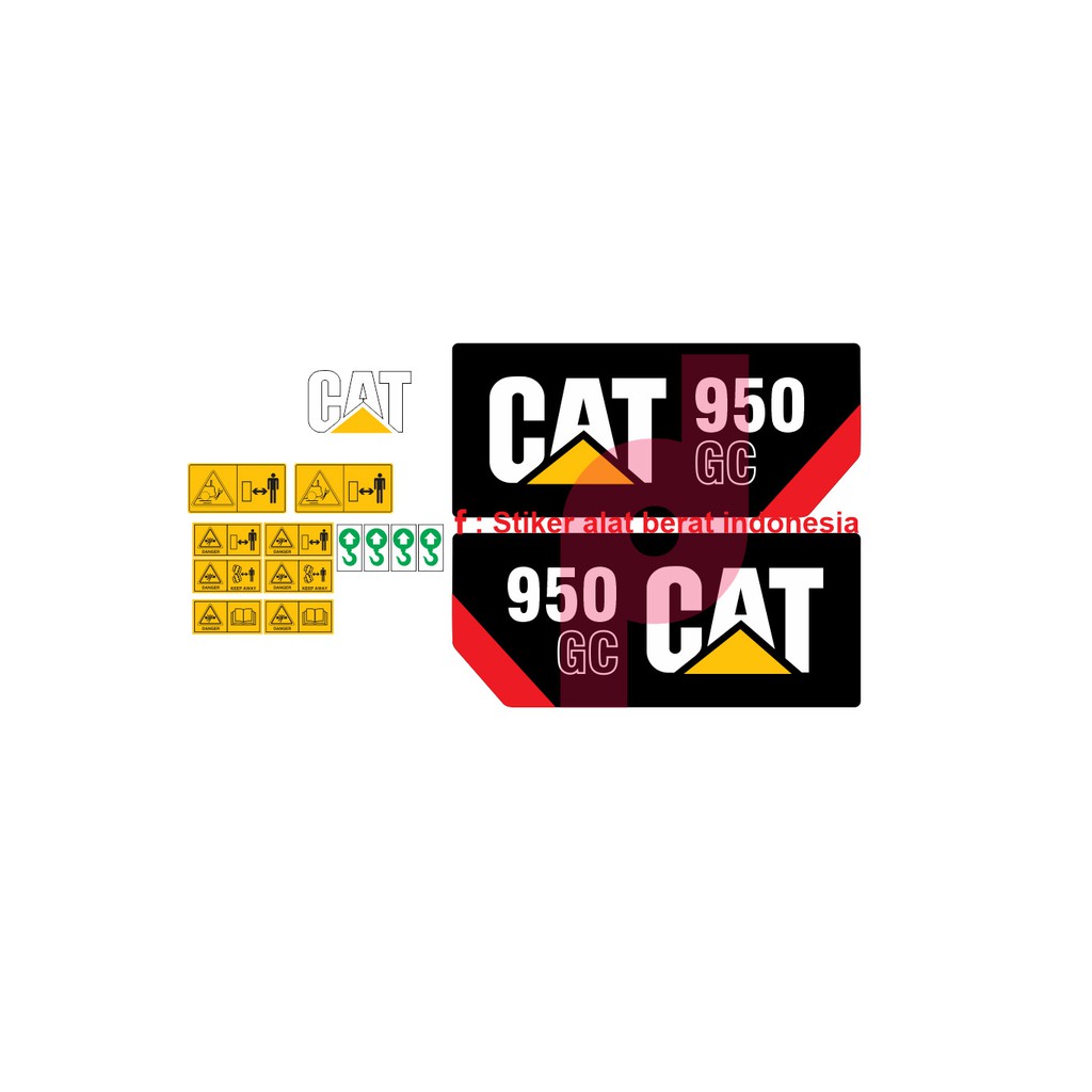 

Stiker CAT950 GC