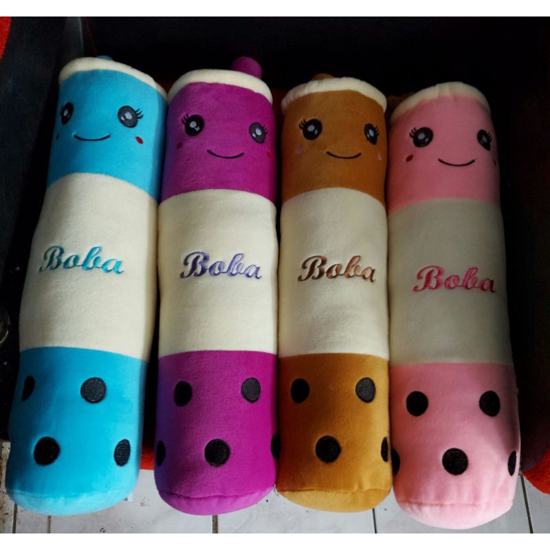 Boneka BOBA GULING LED nyala 60 cm bahan lembut murah SNI