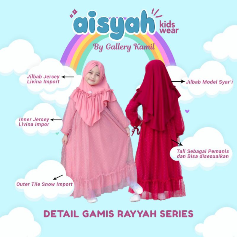 Afsheenstore - Gamis Aisyah gamis anak gamis anak lucu