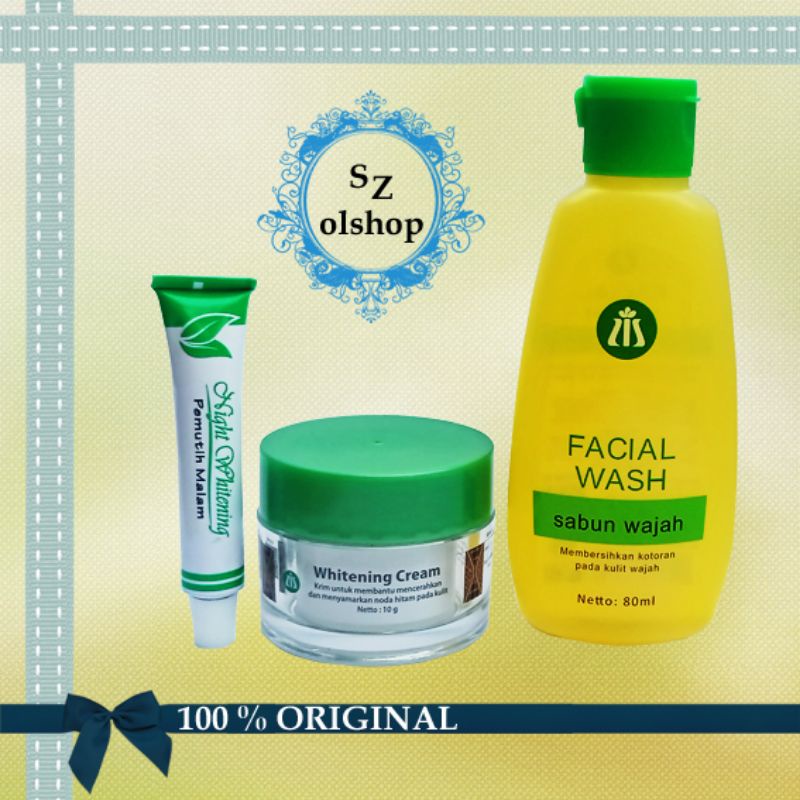 Liz skincare Paket pemutih dan flek paket 3