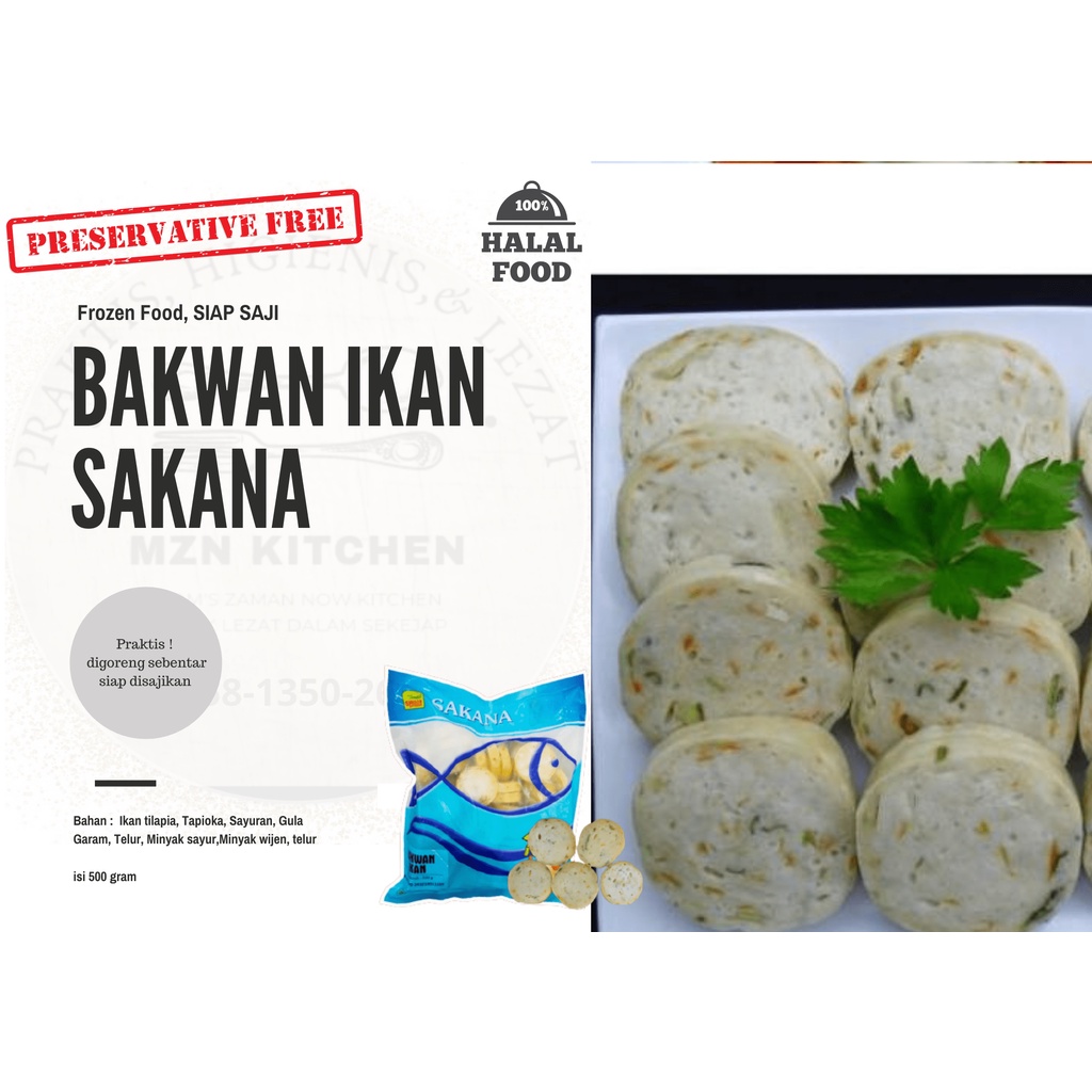 Jual Sakana Bakwan Ikan Makanan Beku Frozen Food Murah Sakana Frozen