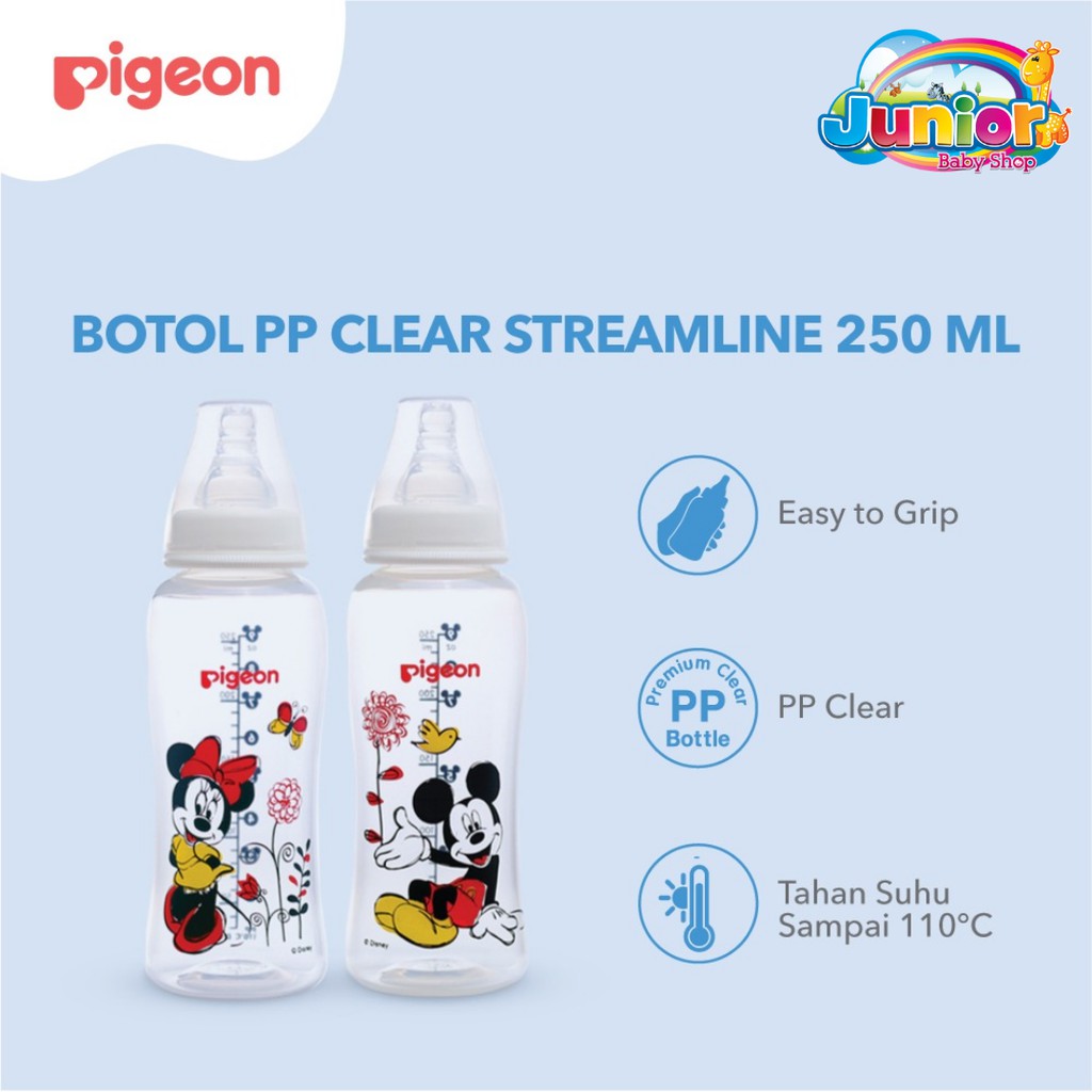 Pigeon Botol PP Clear Streamline 250ml