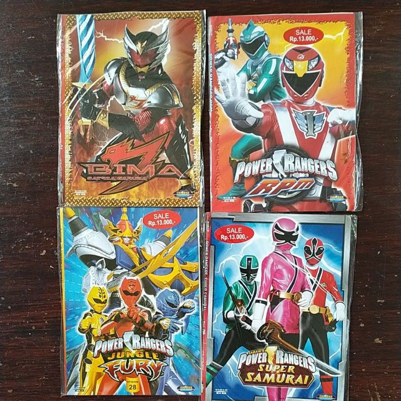 VCD Macam² Film Bima Satria Garuda/Power Rangers. Vcd Film Anak Ind.
