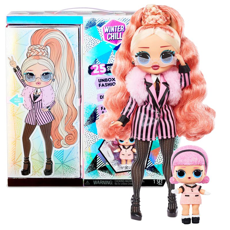 【Set！！！】LOL Surprise Dolls OMG Big Sister Winter Chill Fashion Dress Up Girls Figure Toy Xmas Gift For Girls