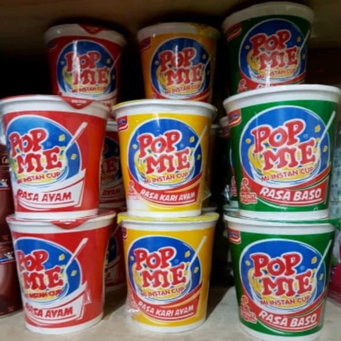 

Retail Pop Mie Baso, Ayam, Kari ayam, Soto Ayam